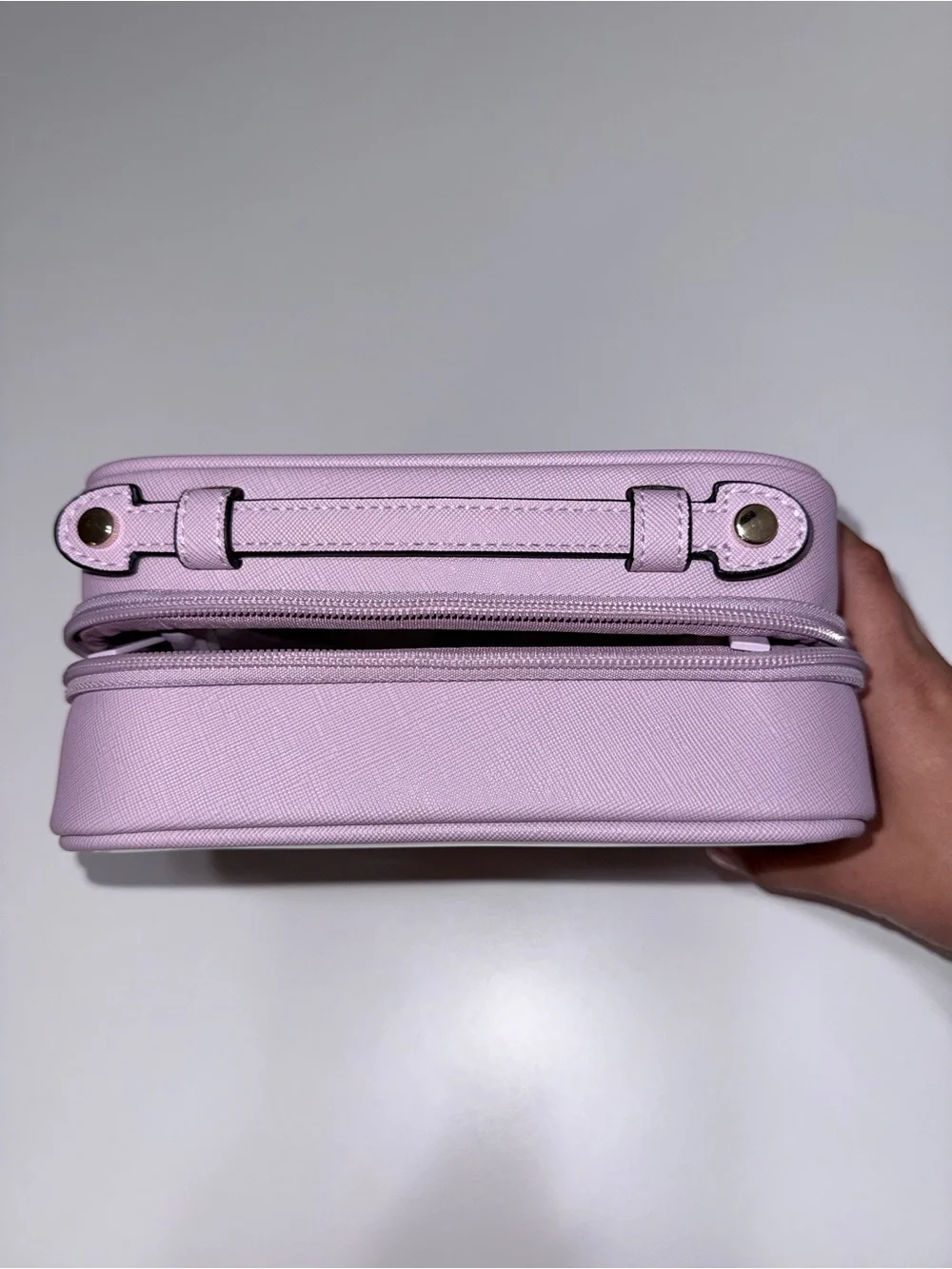 Calpak Clear small Cosmetic Case - Lavender Pink